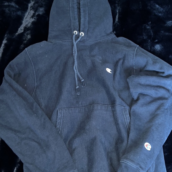 Black champion hoodie - Picture 1 of 2